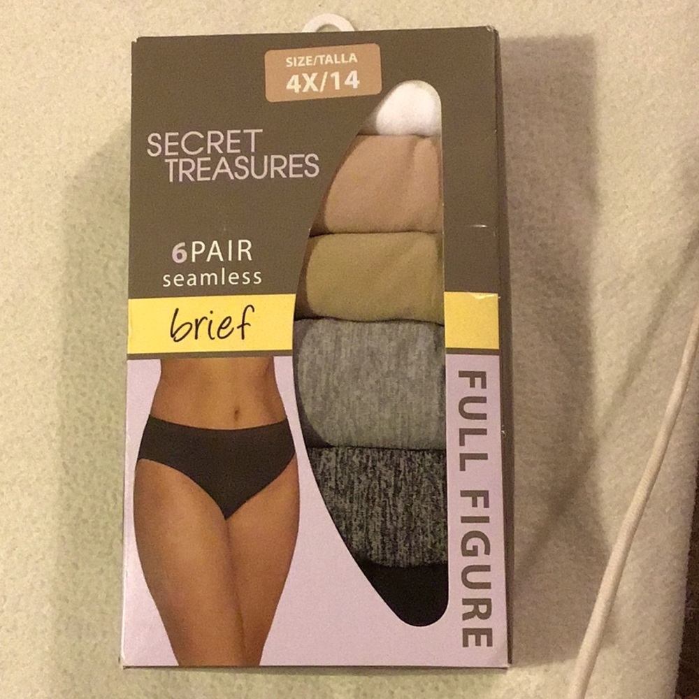 Secret Treasures Seamless Brief size 4X or size 14